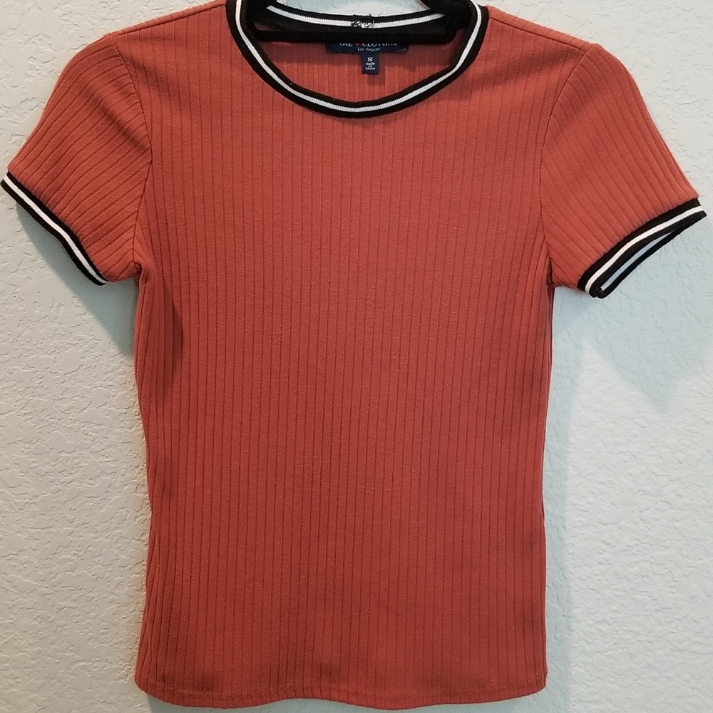 One Love Clothing Ribbed Fitted Top